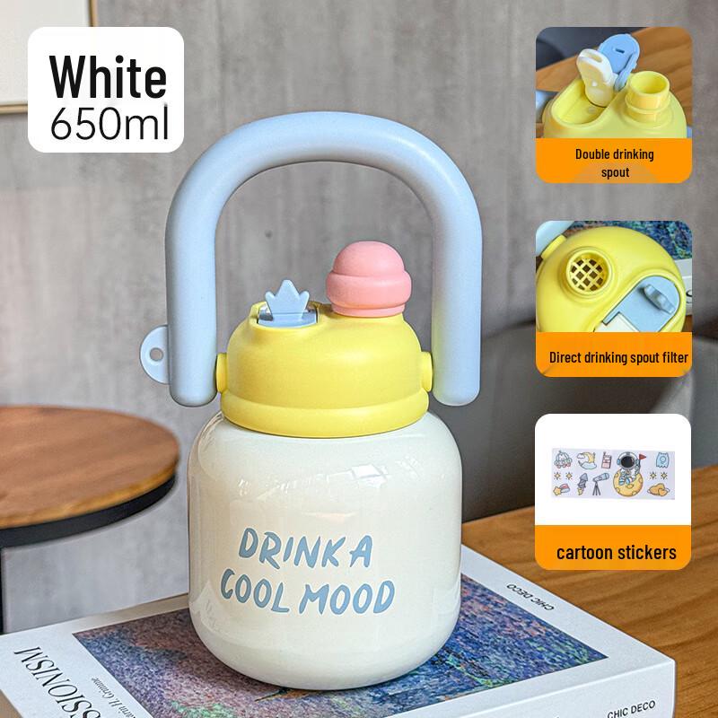 Changqi Portable Insulated Thermos with Straw