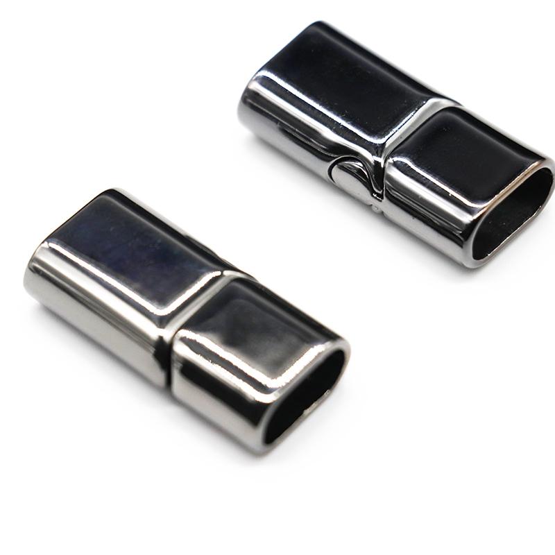Mibrow 4ks/lot Magnetické zapínání Konektor Spona Vhodné pro DIY 8x5mm 10x5mm 12x6mm Kožené náramky Doplňky pro výrobu šperků