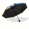 Disney Avengers,Superheroes,Comics Manual Opening and Closing Umbrella, 8-Rib Reinforced Folding Design, Lightweight