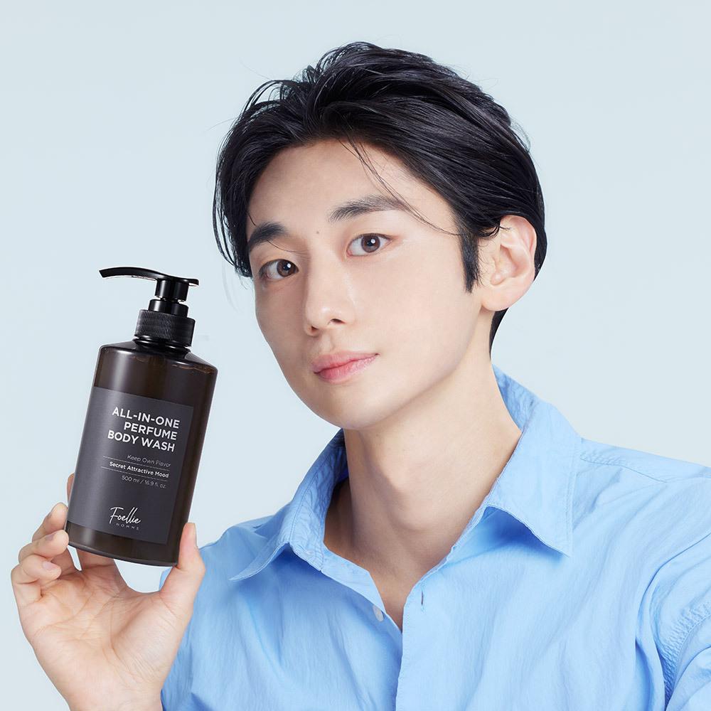 Foellie Homme All-in-One Lotion, Body Wash, and Shampoo Collection