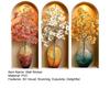 3 Pcs 3D Flower Vase Wall Sticker Vintage Faux Floral Wall Art Self-Adhesive Peel And Stick Blossom Wall Decals for Bedroom Living Room