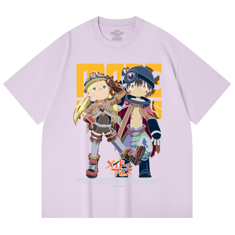 230 Gsm 100% Cotton Made in Abyss V1 Print Unisex Heavy Cotton T Shirt