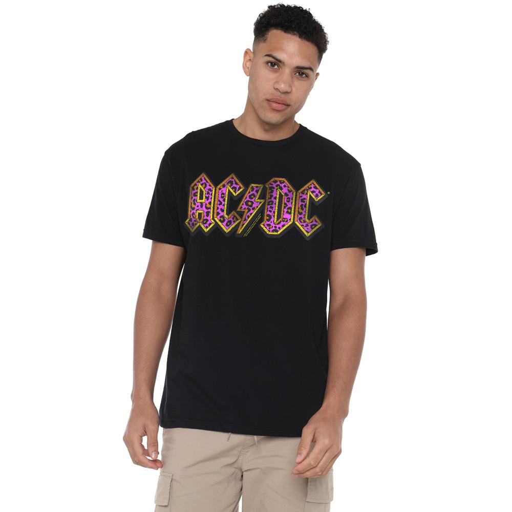 AC/DC Mens Animal Print T-Shirt