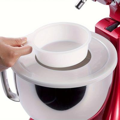 KitchenAid 4.5-5 Qt Stand Mikseri için Mikser Kase Kapakları Sıçrama Önleyici Baffle Şeffaf Kapak Ekstra Dökme Penceresi Plastik Kase Kapağı