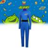 Toy Story Alien Cosplay Costume With Polyester Fabric For Halloween Stage Performances