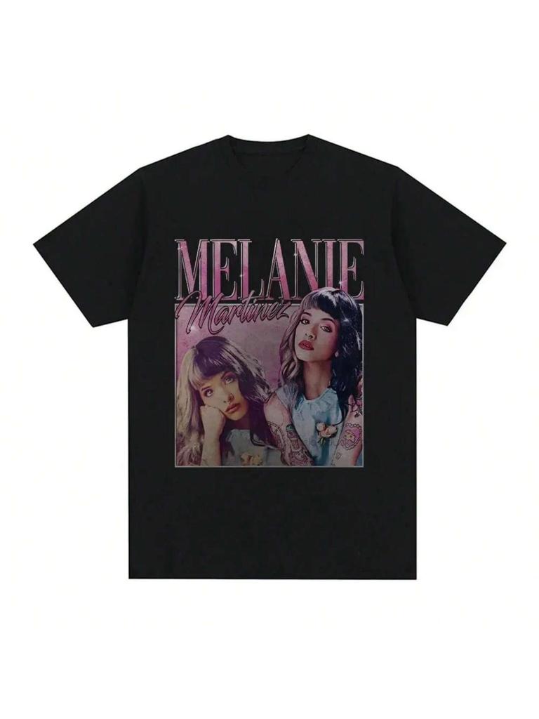 Singer Graphic Print T-Shirt Woman Harajuku Vintage Oversized T Shirts Casual Short Sleeve T-Shirts