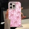 For iPhone 16 15 13 12 11 Plus Pro Max 14 Pro 7 8 Plus SE XS XR Phone Case Butterfly Bow Print Laser For iPhone 16e Luxury Cover