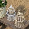 Yousheng Miniature Birdcage Ornaments, Decorative Mini Birdcage Figurine, Cute Garden Succulents Pot Decor Tea Banquet