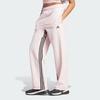 Adidas Logo Stripe Loose Wide Leg Knit Sports Pants Unisex Pants Pink IM4978