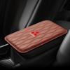 Car Armrest Mat Center Console Leather Protection Cushion For Mitsubishi Pajero Outlander XL Montero Lancer Triton L200 Galant