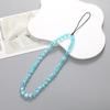 Y2k Five-Pointed Star Bead Phone Strap Charm Chain Cellphone Lanyard Keychain Woman Girl Bag Camera Pendant For Airpods Case