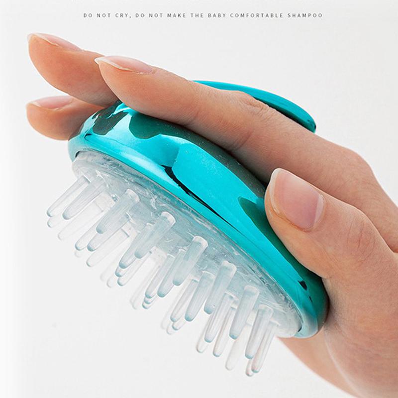 Silicone Head Body Massager Shampoo Scalp Massage Brush Hair Washing Comb Body Shower Brush Bath Spa Slimming Massage Brush