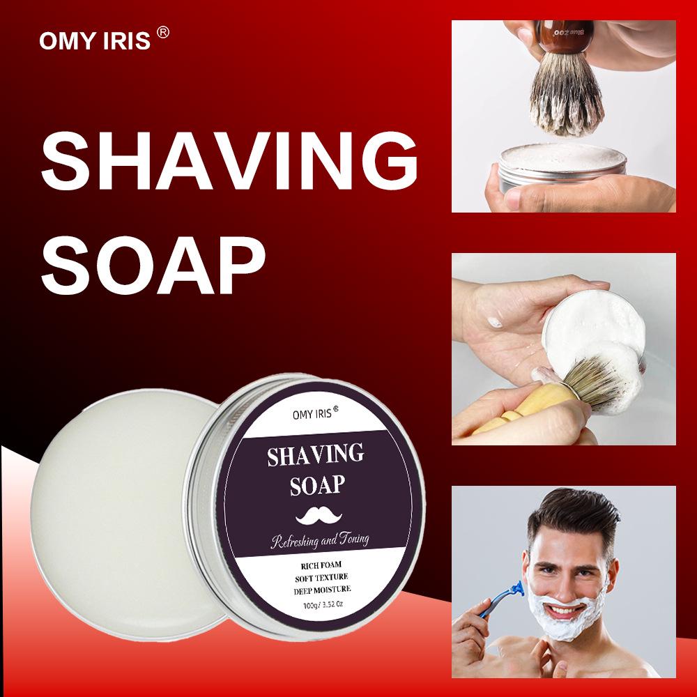 

100g Men s Shaving Soap: Softens Beard for a Smooth Shave Standard Size