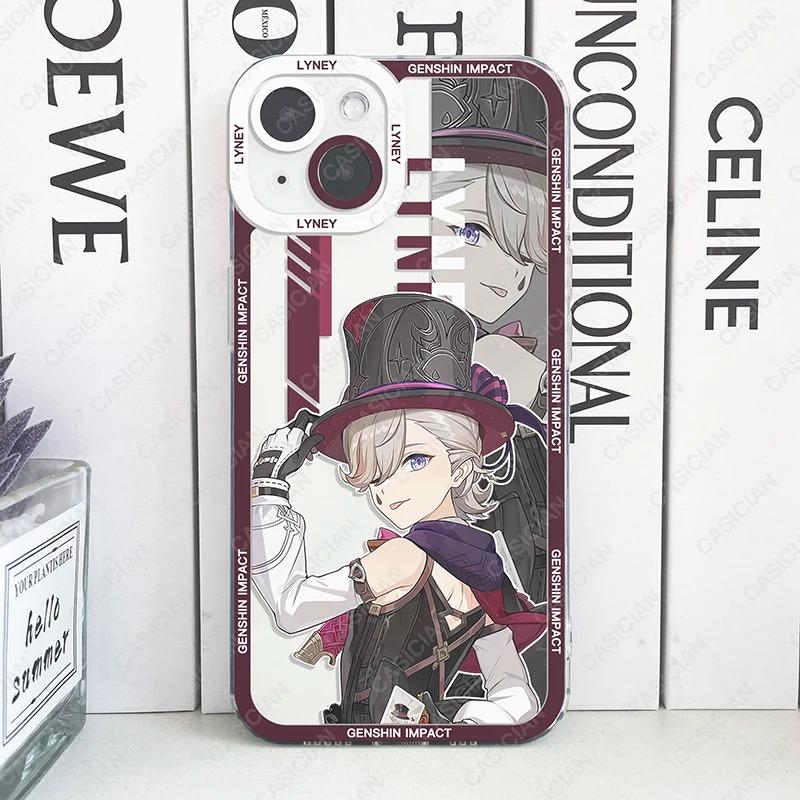 

Genshin Impact Phone Case For Samsung Galaxy S10 S20 S21 S22 S23 S24 FE Plus Ultra Note 20 Clear Soft Case Cover Furina Lyney S24 Ultra