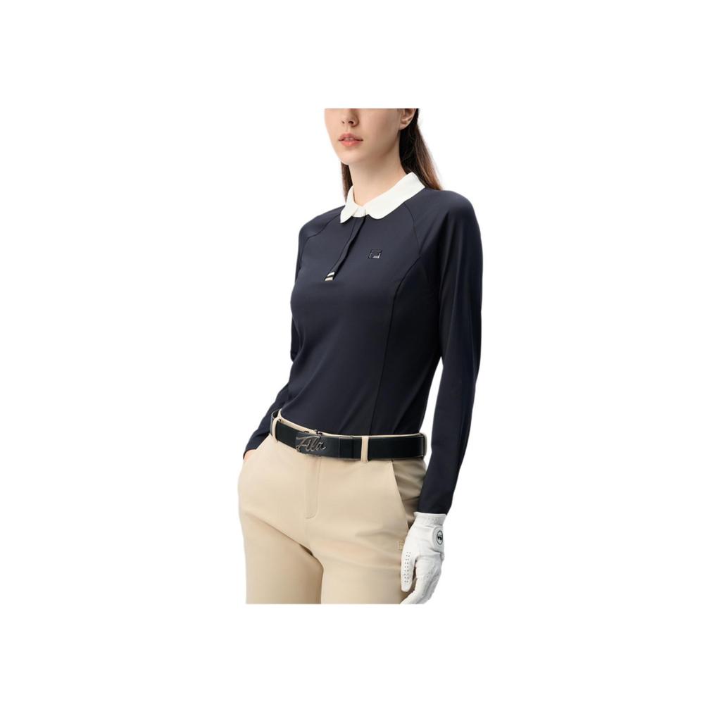 New FILA Golf Series Polo Shirt Women's Legend Blue A11W445220F-NV