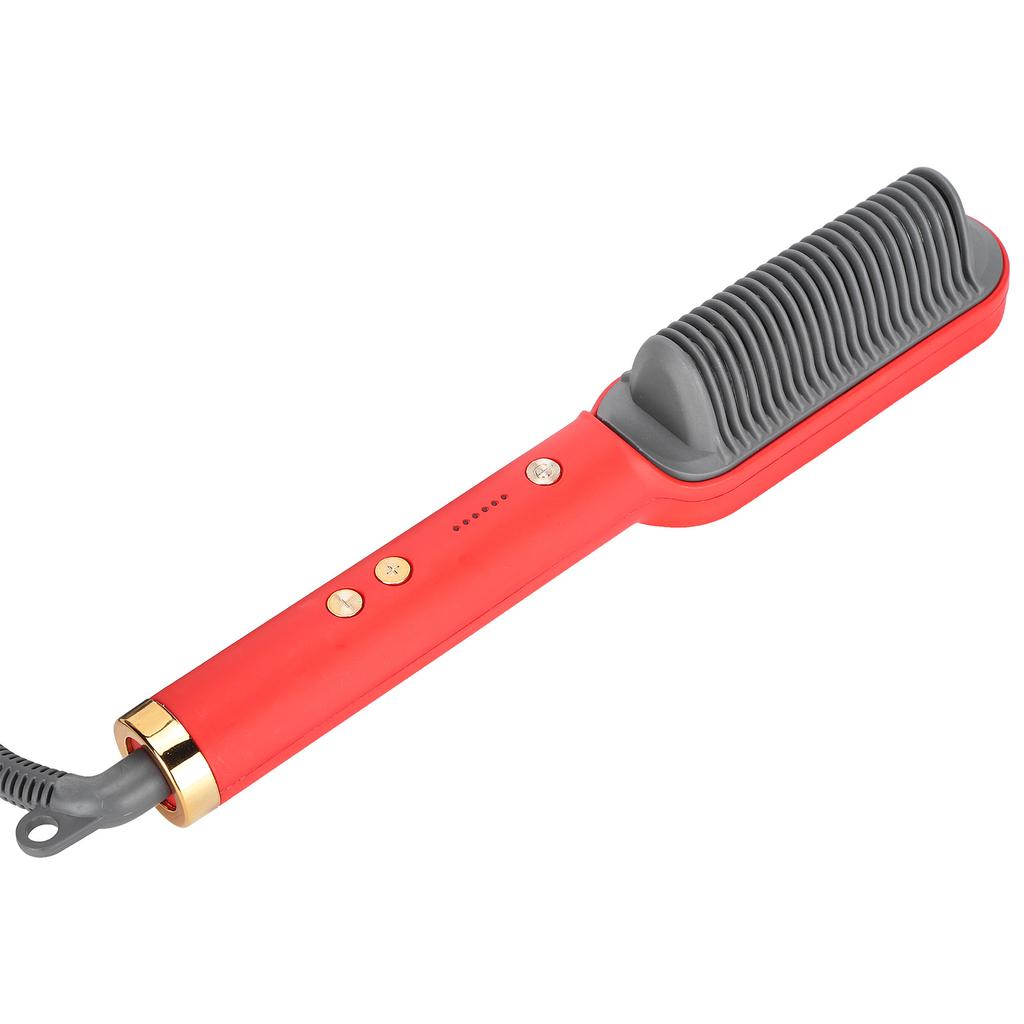 Hair Straightener AntiScald Fast Heating Hair Straightening Brush Comb for Home Professional Salon