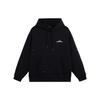 Li Ning Letter Pullover Hoodie Unisex Hoodies Black AWDS907-2