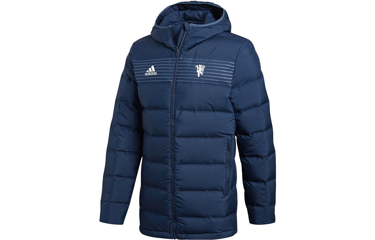 Adidas Down Jackets Men s Blue Hooded Moderate Other CY6115 XS