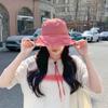 Pleasantly Cool Sunshade Bucket Hat Windproof Rope Foldable Basin Cap  Travel