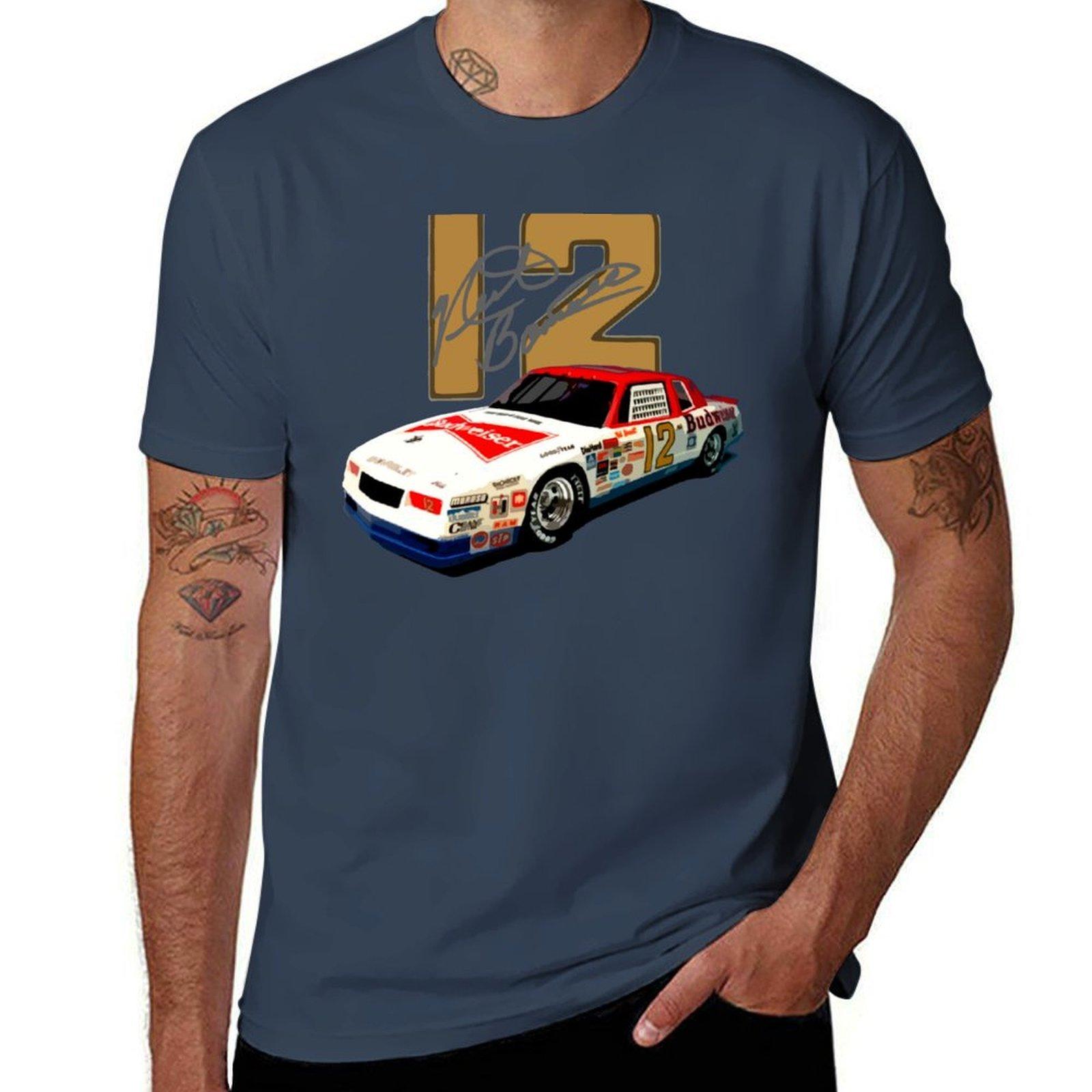 Neil Bonnett 1984 Tshirt Basic Daily Outfit Short Sleeve Tee S