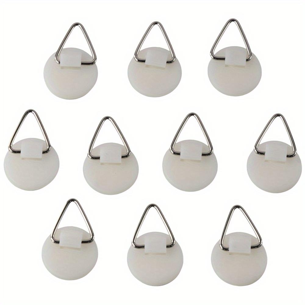 

30 шт. Невидимые клейкие держатели для тарелок, липкие крючки для фоторамок без гвоздей для тарелок, картин, настенного декора 30pcs round