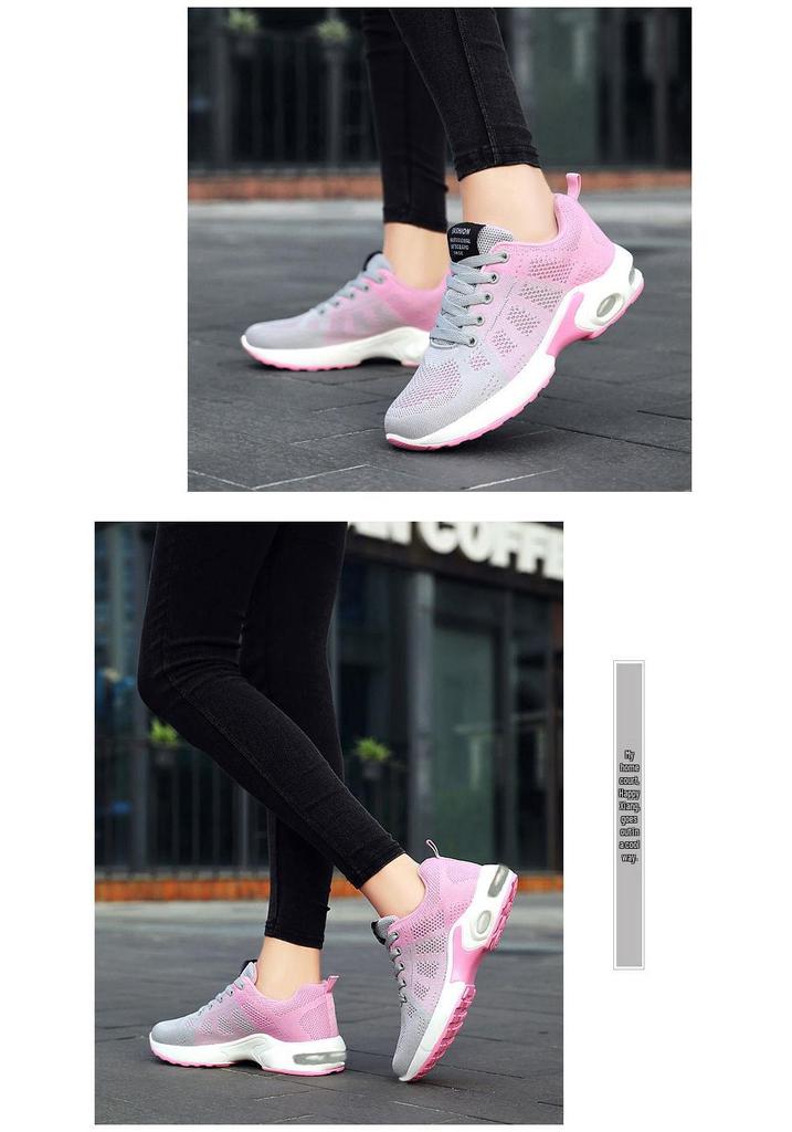 Women's Air Cushion Athletic Shoes - Large Size Soft Sole Running & Casual Mesh Sneakers