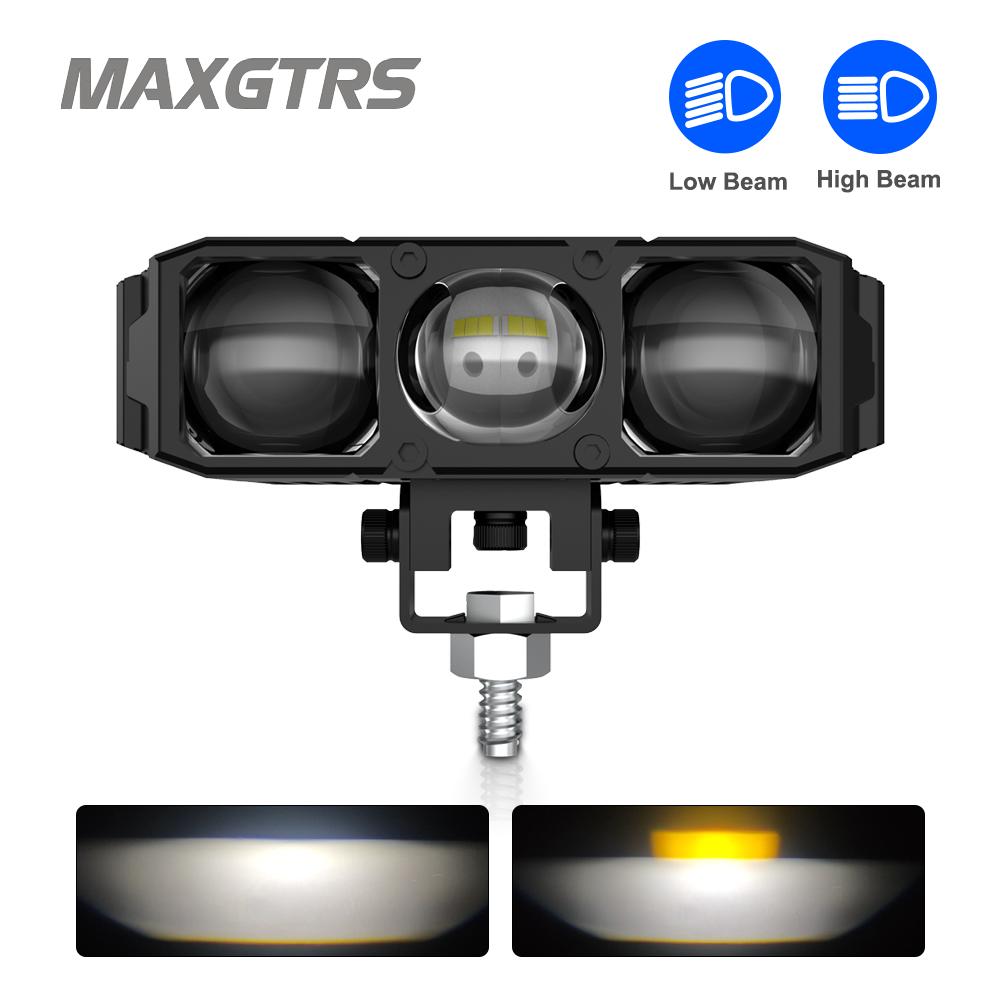 

MAXGTRS 85W Car LED Work Light Spotlight 12V 24V 6000K 3000K Grille Bumper Auxiliary Work Lights For Motorcycle off Road SUV ATV 4X4 1 piece