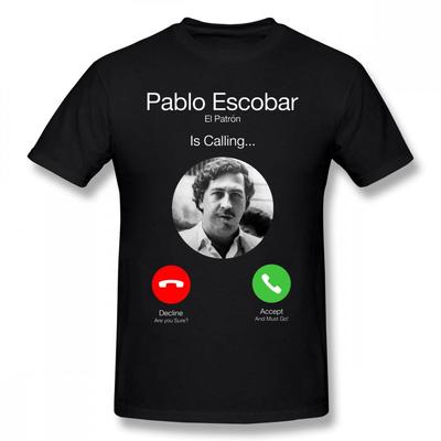 Pablo Escobar Calling Women T Shirt Dropshipping Crossfit Men Cotton Tshirt Tees Tops Anime Harajuku Streetwear