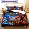 3pcs Sonic Bedding Set Duvet Cover Closure Includes 1 Duvet Cover & 2 Pillowcases, Soft and Comfortable for All Seasons.