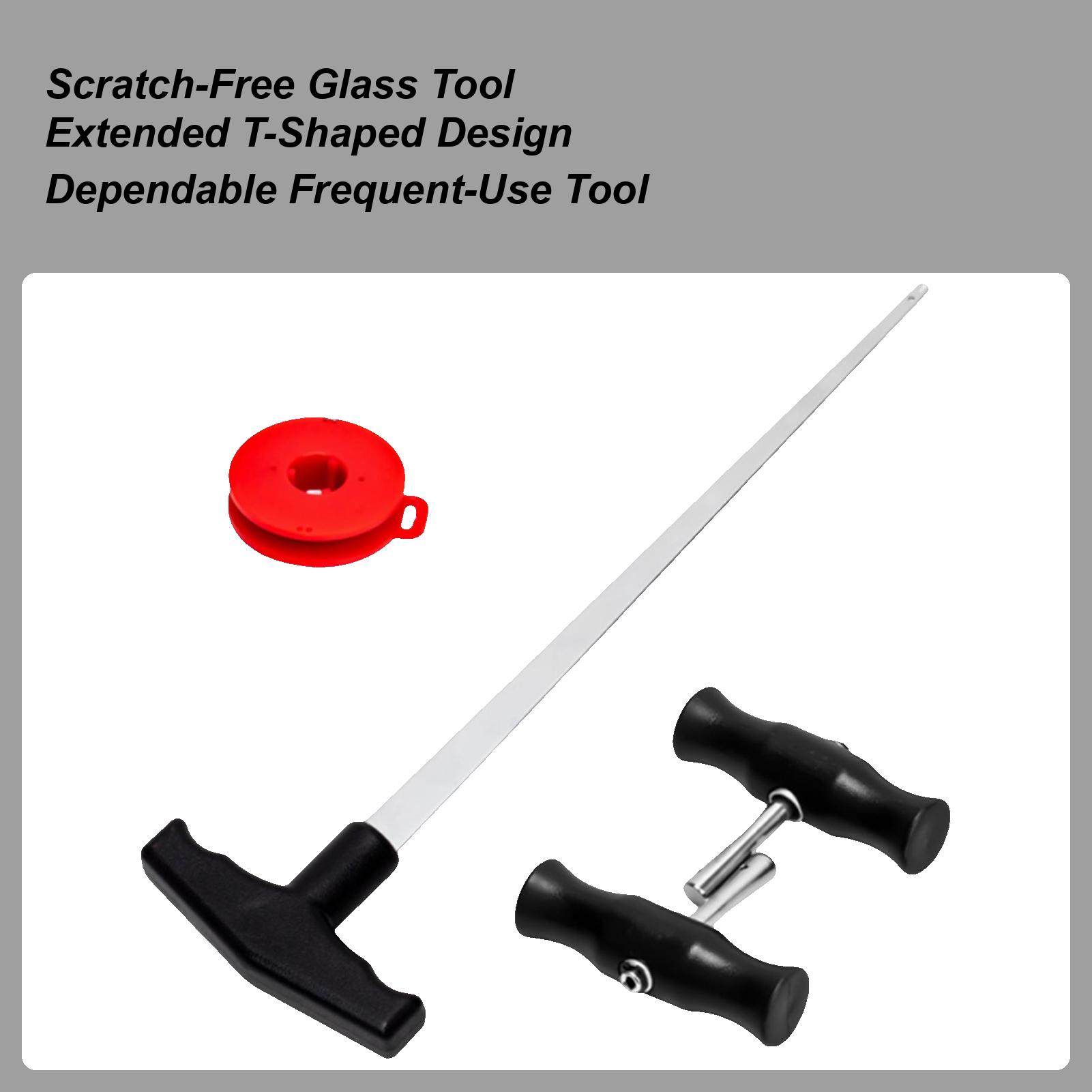 

Windshield Removal Kit T-Shaped Steel Classic Auto Supplies Glass Removal Tool For Cutting Fixing Glazing De-icing Window Trim China Mainland