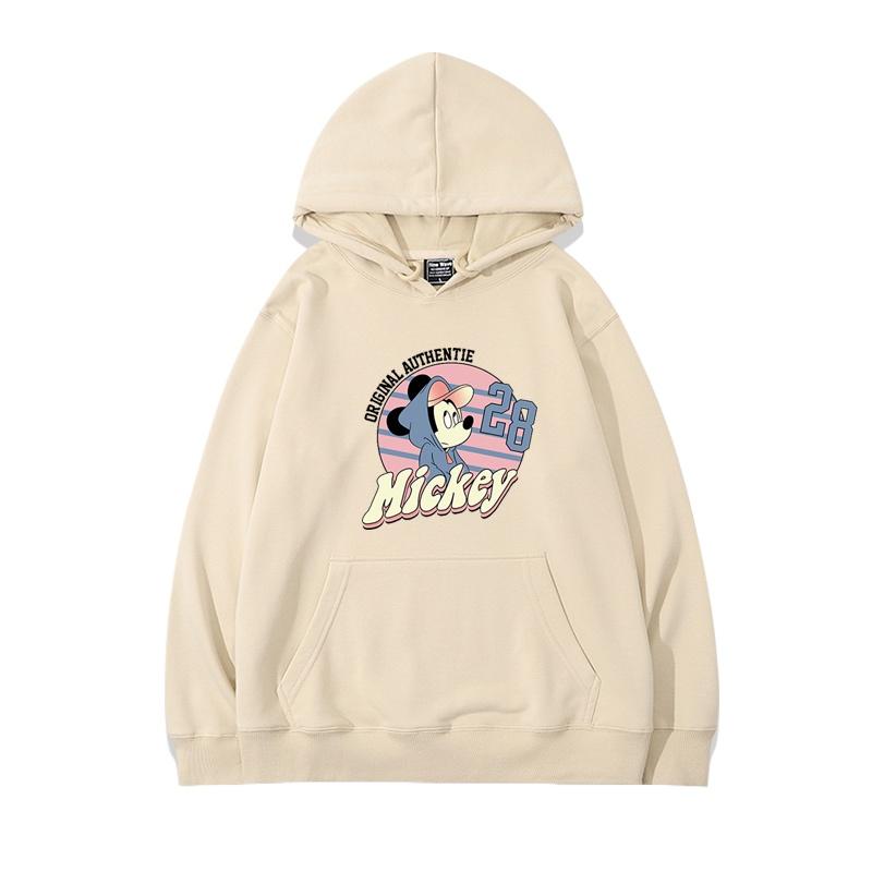 

High Quality Printed Male and Female Couples Mickey Minnie Disney Printed Hoodie Parent-child Cartoon Printed Loose Hoodie 3XL