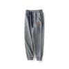 Older Boys Spring and Autumn Casual Terry Ankle Banded Pants