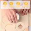 Stainless Steel Round Cookie Cutter 12 Sizes Curved Edge Donut Cutter Ring Mousse Cake Decoration Baking Mold Kitchen Utensils