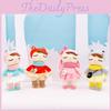Adorable Metoo Plush Girl Doll Soft Short Plush Stuffed Toy With Pp Cotton Filling Cute Bag Pendant For Kids And Collectors