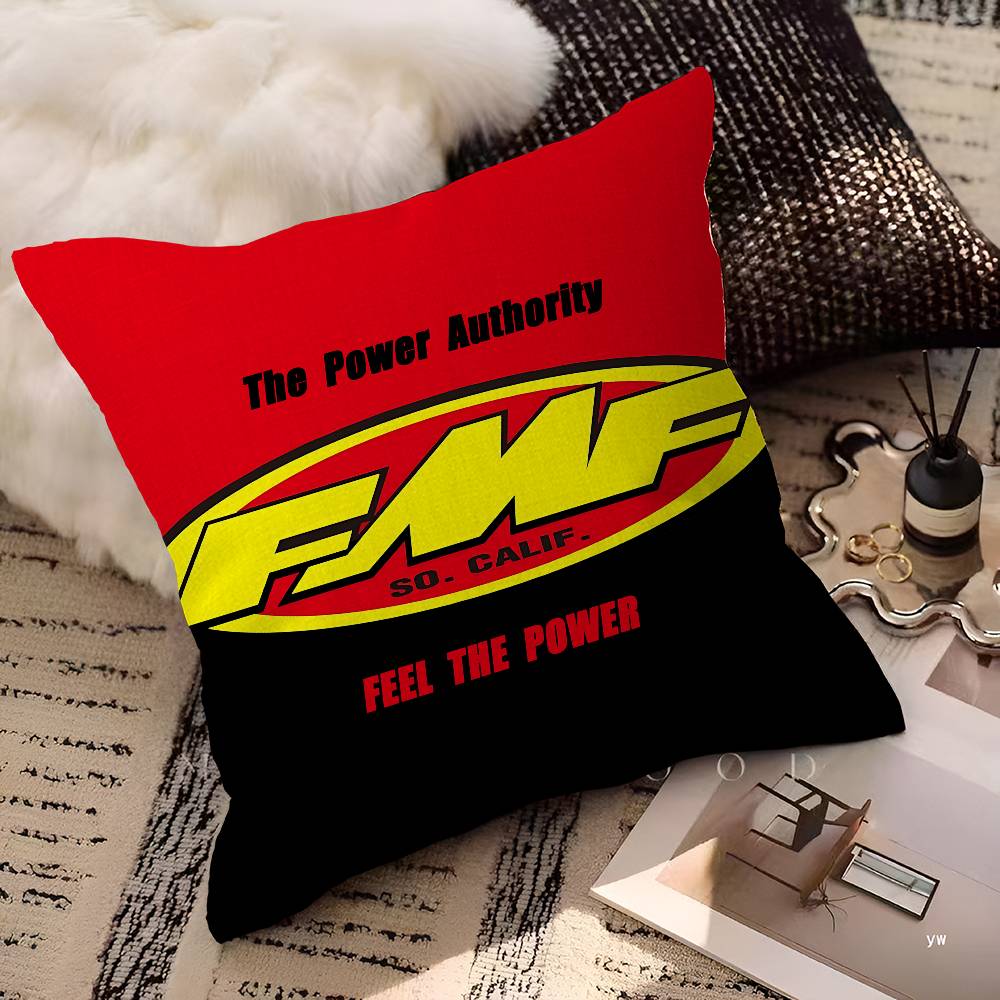 Fmf Racing Logo Personalized Pillow Cover Kids Bedroom Wild Party Decor Pillowcase Kid Birthday Shower Gift