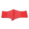 Women Wide Corset Waistband PU Stretchy Casual Corset Bandage Waist Belt