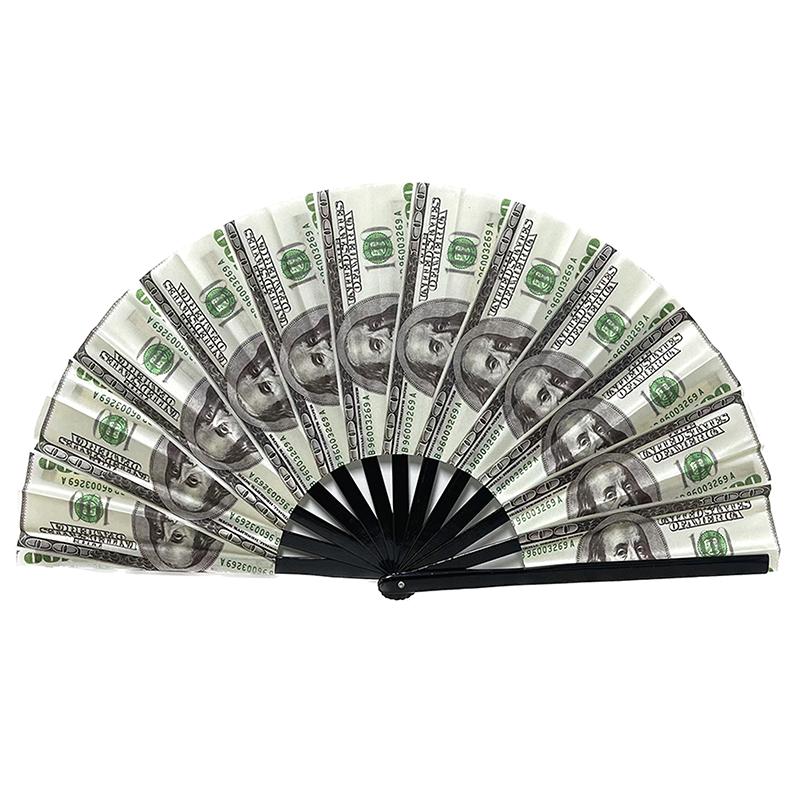 Hand Fan, Line Dance Fan, Decorative Folding Fan, Money Pile/Money Fan, Music Festival Club Event Party Role Play