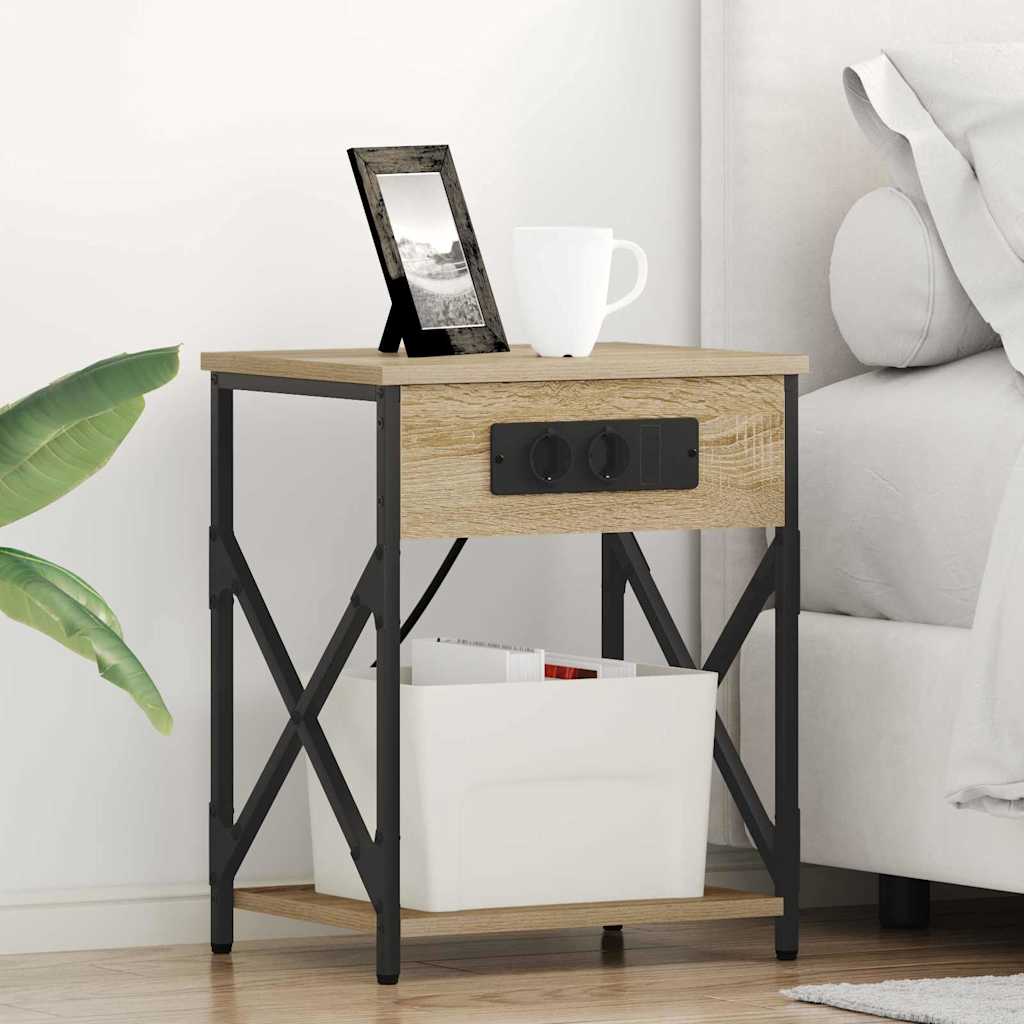 Nightstand Sonoma Oak 41 x 31 x 51 cm Particleboard