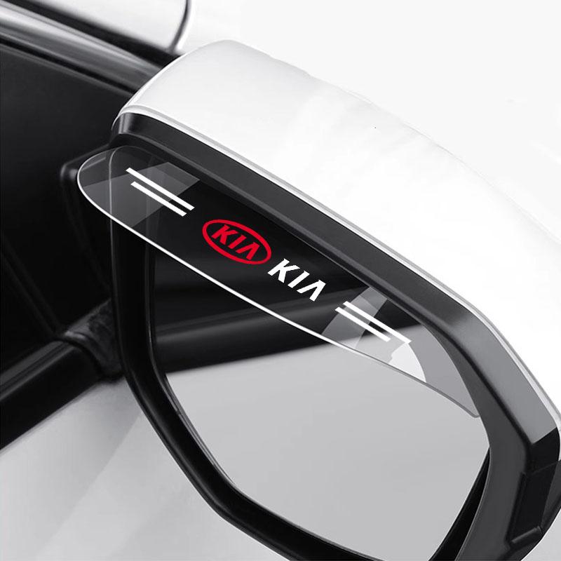 2Pcs Car Rear View Mirror Sticker Rain Eyebrow Auto Side Mirror RainProof Cover For Kia Rio Sportage R K3 K4 K5 k6 K7 K8 Ceed Sorento Cerato Soul
