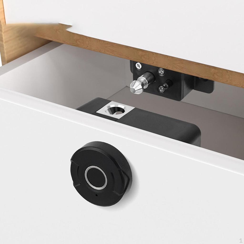 Smart Electric Lock Cupboard Storing 20 Fingerprints Fingerprint Drawer