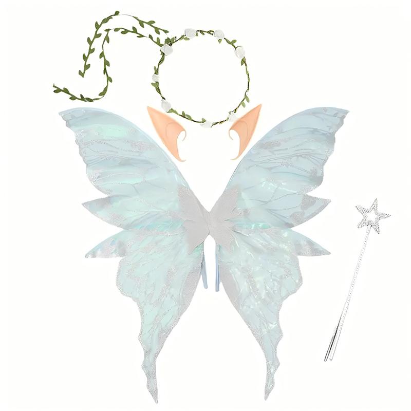 1Pc Adults Fairy Wings Girls Ling Angel Wings Butterfly Costume Wings Halloween Costume Dress Up Party Favor Christmas Gift