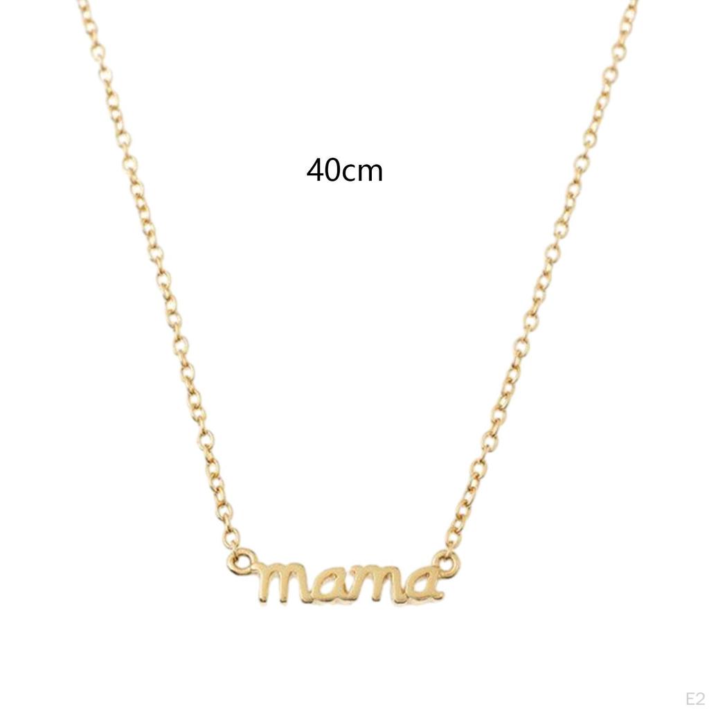 Naszyjnik na Dzień Matki Łańcuszek Biżuteria Mama Wisiorek Prezent dla Matki na Święta