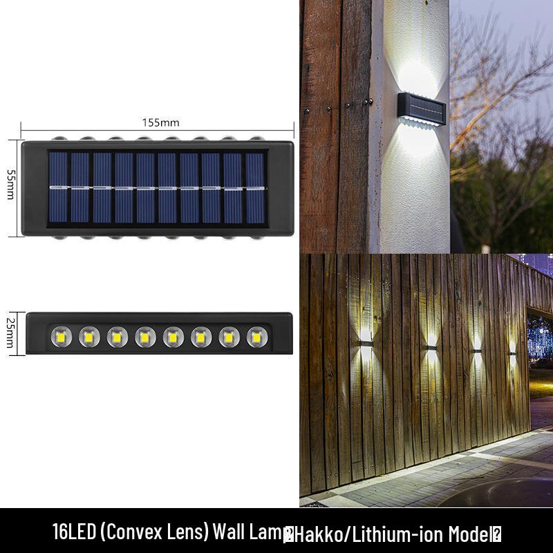 Waterproof Solar Outdoor Wall Light for Garden, Courtyard & Balcony Decoration