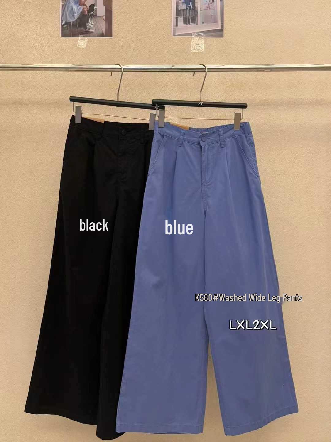 

Da 7 Women s New High-Waist Loose Plus Size Wide Leg Workwear Pants Large