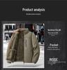 8918A Men's Thickened Fleece Outdoor Jacket - Autumn/Winter Sherpa Style