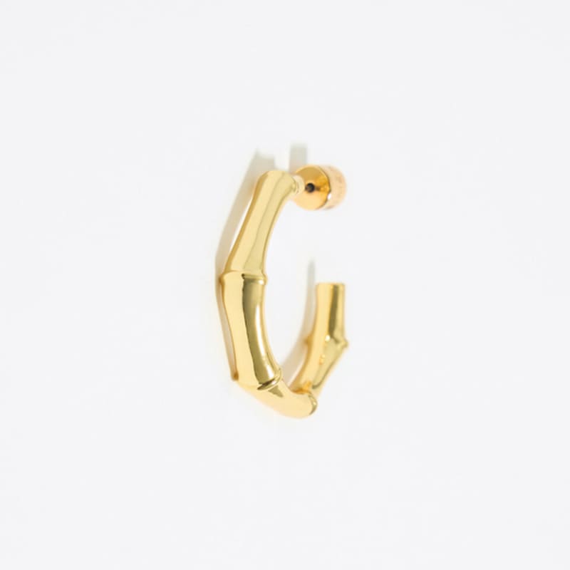BIMBA Y LOLA [24SS] BIMBA Y LOLA Gold Bamboo Earrings B245AIW026GOF