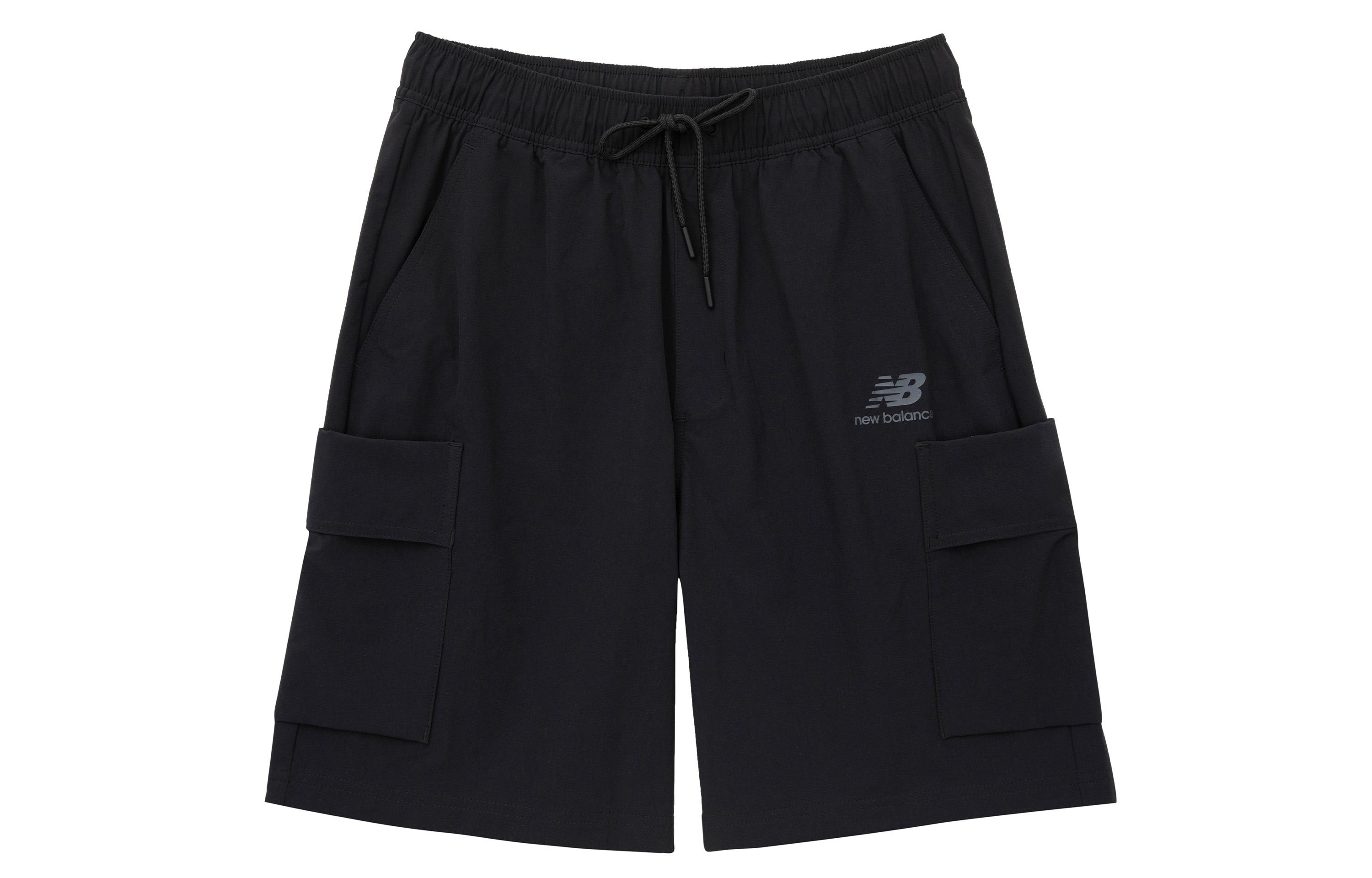 

New Balance Happy Camper Casual Shorts Unisex Black AMS32370-BK M