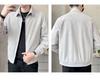 Romon Men's Corduroy Lapel Jacket - 2025 Trendy Spring/Autumn Casual Business Coat