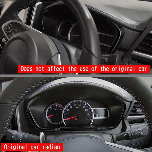 1 Pair Bright Black ABS Dashboard Trim for 2022 Toyota ROOMY