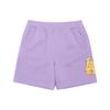 Mlb Like Logo Print Mid Waist Sports Shorts Unisex Shorts Purple 3ASPL0123-07PPN